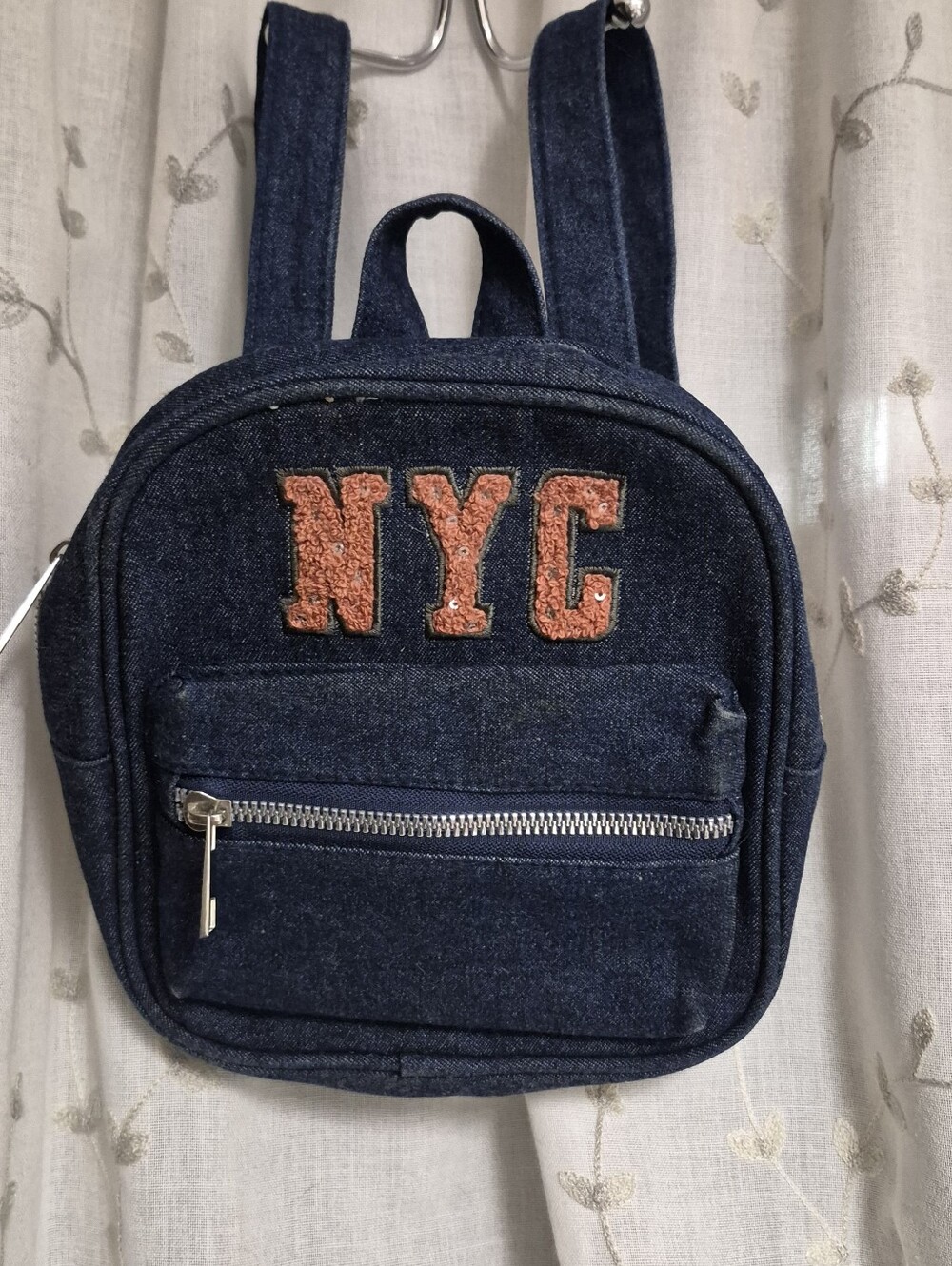 Denim Blue Women's/Girl's Mini Backpack - Stylish Everyday Bag